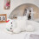 Cute Plush Tissue Box With Automatic Operation For Office Desk Decor And Home Organization 3