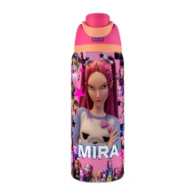 (Style L) Demon Kpop Hunters Huntr X Insulated Sports Water Bottle 32oz Made Of 304 Stainless Steel With Cartoon Style Outdoors For