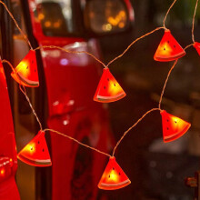(Watermelon, 3M 20Lights) Fruit Decor Led String Lights With Pvc Material For Holiday And Outdoor Lighting Event
