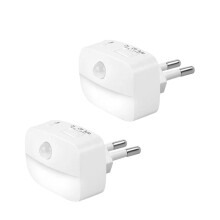2Pcs LED Night Light with Motion Sensor Light Motion Sensor LED Night Light for Bedroom WC Hallway Stair EU PLUG