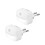 2Pcs LED Night Light with Motion Sensor Light Motion Sensor LED Night Light for Bedroom WC Hallway Stair EU PLUG 1