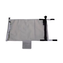 (GrayPedal) Kids Bed Travel And Seat Extender For Airplane And Train With Soft Comfort Material For