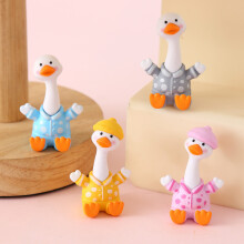 Designer Pvc Cute Duck Ornament For Home Office And Gifts Playroom Decor