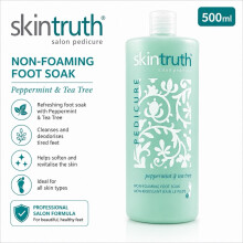 Skintruth Non-Foaming Foot Soak Peppermint & Tea Tree 500ml Salon Pedicure