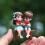 (Yellow)Cartoon Watermelon Couple Decor With Interactive And Educational Features Playrooms For 7