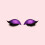 (Purple)Eye Makeup Patch With Polyester Fabric For Hasslefree Lash Styling For Daily 6