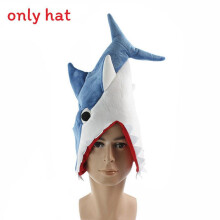 (Blue) Costume Creative Shark Hat With Soft Filling For Birthday Gift Costume Halloween And