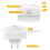 2Pcs LED Night Light with Motion Sensor Light Motion Sensor LED Night Light for Bedroom WC Hallway Stair EU PLUG 6