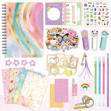 Diary Kids Crafting Set With Adhesive Stickers And Coloring Pages Plus For Gift