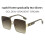 (Gray Pink)Versatile Square Metal Sunglasses With Gradient Lenses For Leisure Statements 4