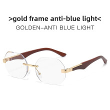 (Transparent)Óculos de sol unissex armação geométrica de metal com lentes para peças moda diária de verão