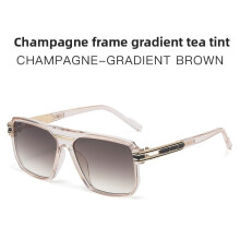 (Brown)Classic Square Sunglasses For Men With Uv400 Antiultraviolet Coating For Outdoor