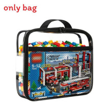 (31x25x7.5cm) Playroom Storage Childrens Bag With Pvc Cube Design For Toy And Organization Item