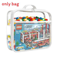 (24x18x7.5cm) Storage Puzzle Kids Cube Bag With Pvc For Home School Travel Toy Organization Book