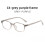 (Light Tea)Fashion Eyewear With Blue Light Blocking Suitable For Elegant Professionals 5