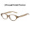 (Clear)GM transparente Katzenbrille mit Blaulichtfilter leichtes PC-Gestell ideal 8