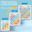 (5x5cm)Sliding Puzzle For Kids With Magnetic Number Grid Brain Development Educational Toy 5