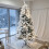 Gr8 Home 7ft Green Snow Flocked Artificial Christmas Tree 4