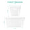 LIVIVO Livivo Clear Storage Tubs 3 Pack Medium 2