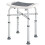 44-51.5cm Aluminium Frame Shower/Bath Stool - Grey 2