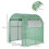 Walk-in Polytunnel Greenhouse 1.8x1.8x2m 3
