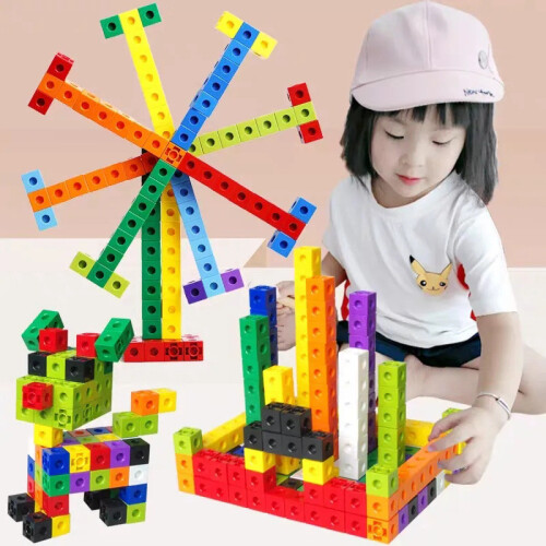100pcs Classic Plastic Building Blocks For Kids With Diy Creative Play And Educational Fun 2