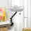 Cat Desk Bed, Cat Hammock 360 Rotatable Adjustable for Window, Table, Work, Grey 5