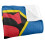 Superman (147cm x 91cm, Multicoloured) Superman 1941 Shield Blanket 3