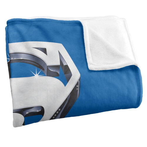 Superman (152cm x 127cm, Multicoloured) Superman 1978 Shield Blanket 2
