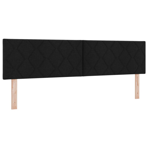 VidaXL vidaXL LED Kopfteil Schwarz 180 cm Stoff 1