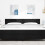 VidaXL vidaXL LED Kopfteil Schwarz 180 cm Stoff 3