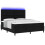 VidaXL vidaXL Boxspringbett mit LED-Lichtleisten Schwarz 180 x 200 cm Stoff 2