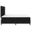VidaXL vidaXL Boxspringbett mit LED-Lichtleisten Schwarz 180 x 200 cm Stoff 4