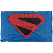 (147cm x 91cm, Multicoloured) Superman 1996 Shield Blanket