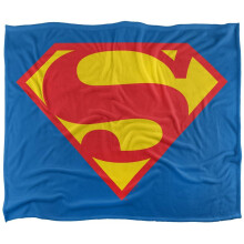 (147cm x 91cm, Multicoloured) Superman 1993 Shield Soft Touch Blanket