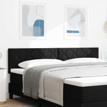 vidaXL Kopfteil Schwarz 180 cm Stoff