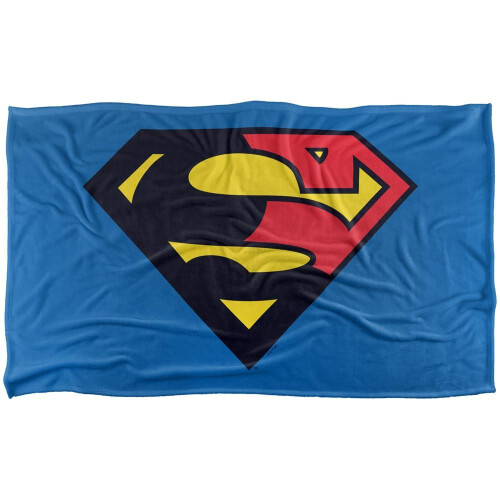 Superman (152cm x 127cm, Multicoloured) Superman 1993 Blanket