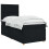VidaXL vidaXL Boxspringbett mit Matratze Schwarz 90 x 190 cm Stoff 3