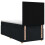 VidaXL vidaXL Boxspringbett mit Matratze Schwarz 90 x 190 cm Stoff 8