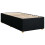 VidaXL vidaXL Boxspringbett mit Matratze Schwarz 90 x 190 cm Stoff 5