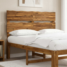 vidaXL Kopfteil mit Live Edge ROSTOCK Natur 140 cm Massivholz Akazie