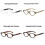 (Transparent Brown)Gm Transparent Cat Eye Glasses With Blue Light Filter Lightweight Pc Ideal Frame 3