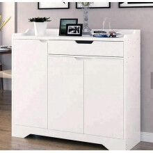 White Shoe Storage Cabinet Unit Cupboard Hallway Furniture Living Room Shoe Rack