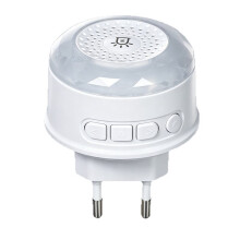 Tuya ZigBee Alarm 105dB Sound and Light Alarm Sensor 32 Voice Prompts App Control for Home Security EU Plug