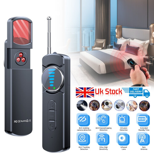 Anti Spy Portable Hidden Camera Detector GPS Tracker Finder Scanner Device