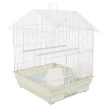KCT Lima Plus Exotic Portable Bird Cage Small - White