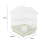 KCT KCT Lima Plus Exotic Portable Bird Cage Small - White 3