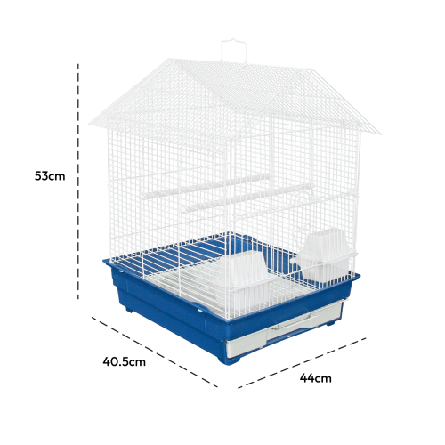KCT KCT Lima Plus Exotic Portable Bird Cage Small - Blue 2