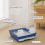 KCT KCT Santiago Plus Exotic Portable Bird Cage Small - Blue 5