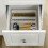 Rolling Kitchen Island with Drop Leaf & Drawers 8